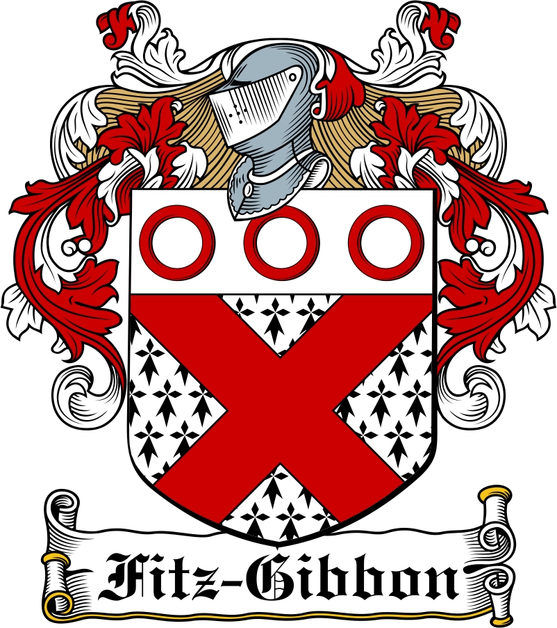 Product picture Fitz-Gibbon Family Crest / Irish Coat of Arms Image Download