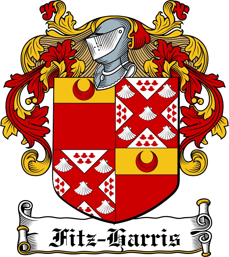 Product picture Fitz-Harris Family Crest / Irish Coat of Arms Image Download