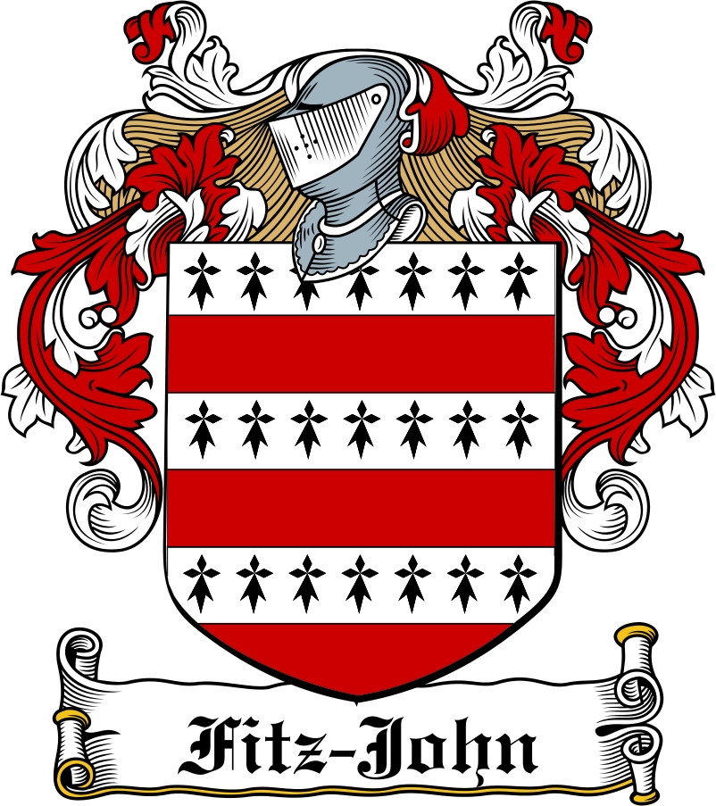 Product picture Fitz-John Family Crest / Irish Coat of Arms Image Download