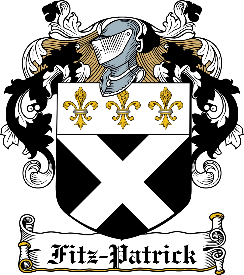 Product picture Fitz-Patrick Family Crest / Irish Coat of Arms Image Download
