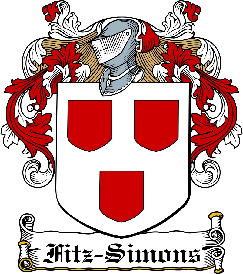 Product picture Fitz-Simons Family Crest / Irish Coat of Arms Image Download