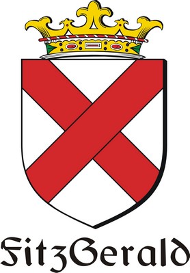 Product picture FitzGerald Family Crest / Irish Coat of Arms Image Download