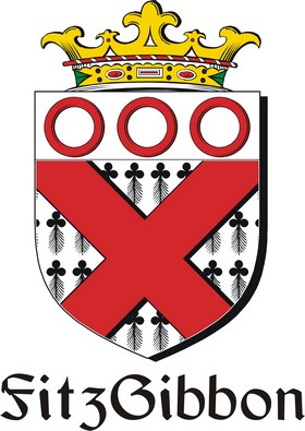 Product picture FitzGibbon Family Crest / Irish Coat of Arms Image Download