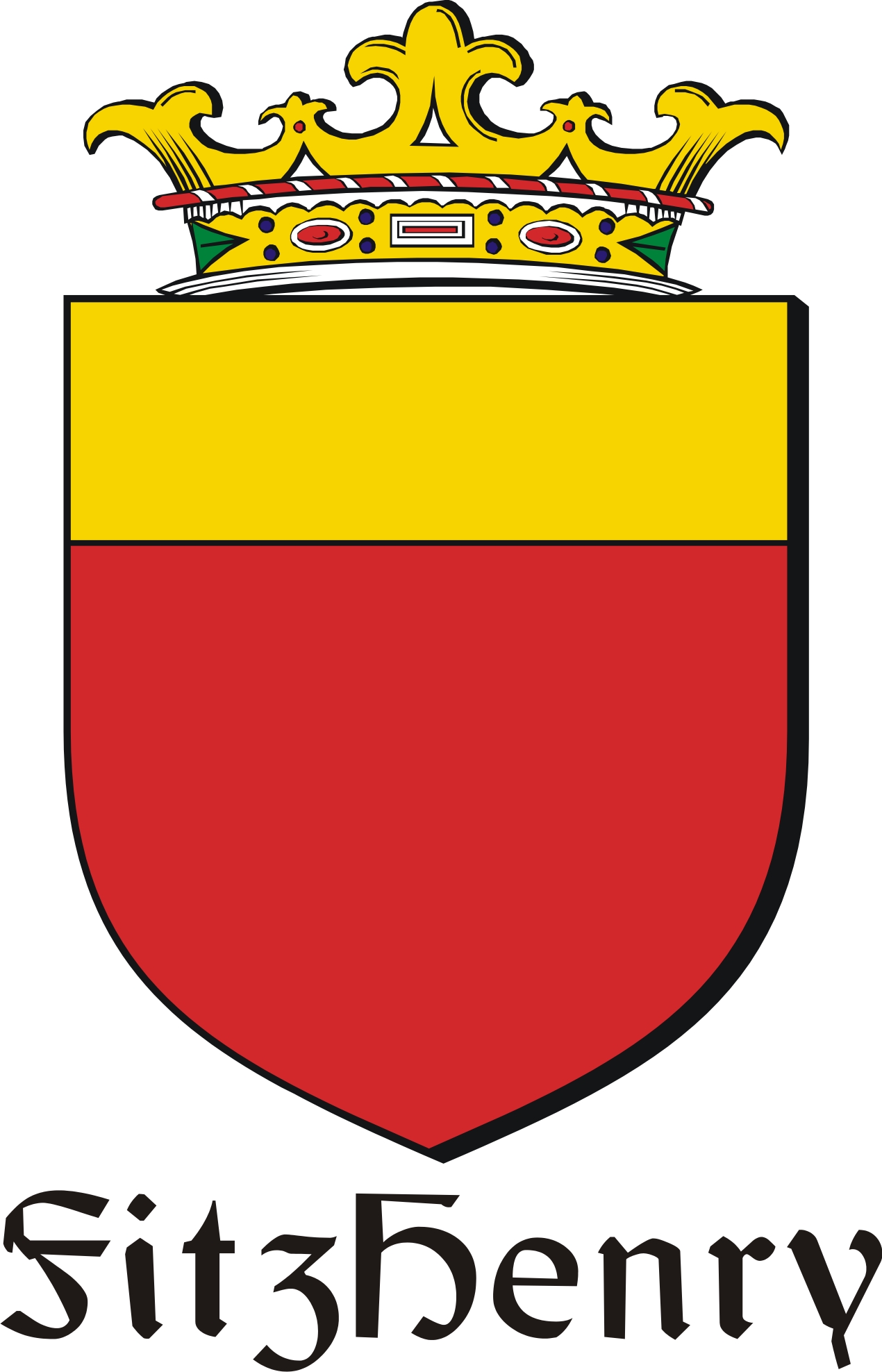 Product picture FitzHenry Family Crest / Irish Coat of Arms Image Download