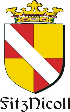 Product picture FitzNicoll Family Crest / Irish Coat of Arms Image Download