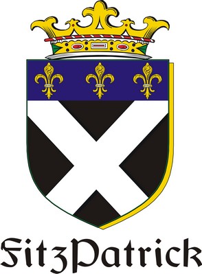 Product picture FitzPatrick Family Crest / Irish Coat of Arms Image Download