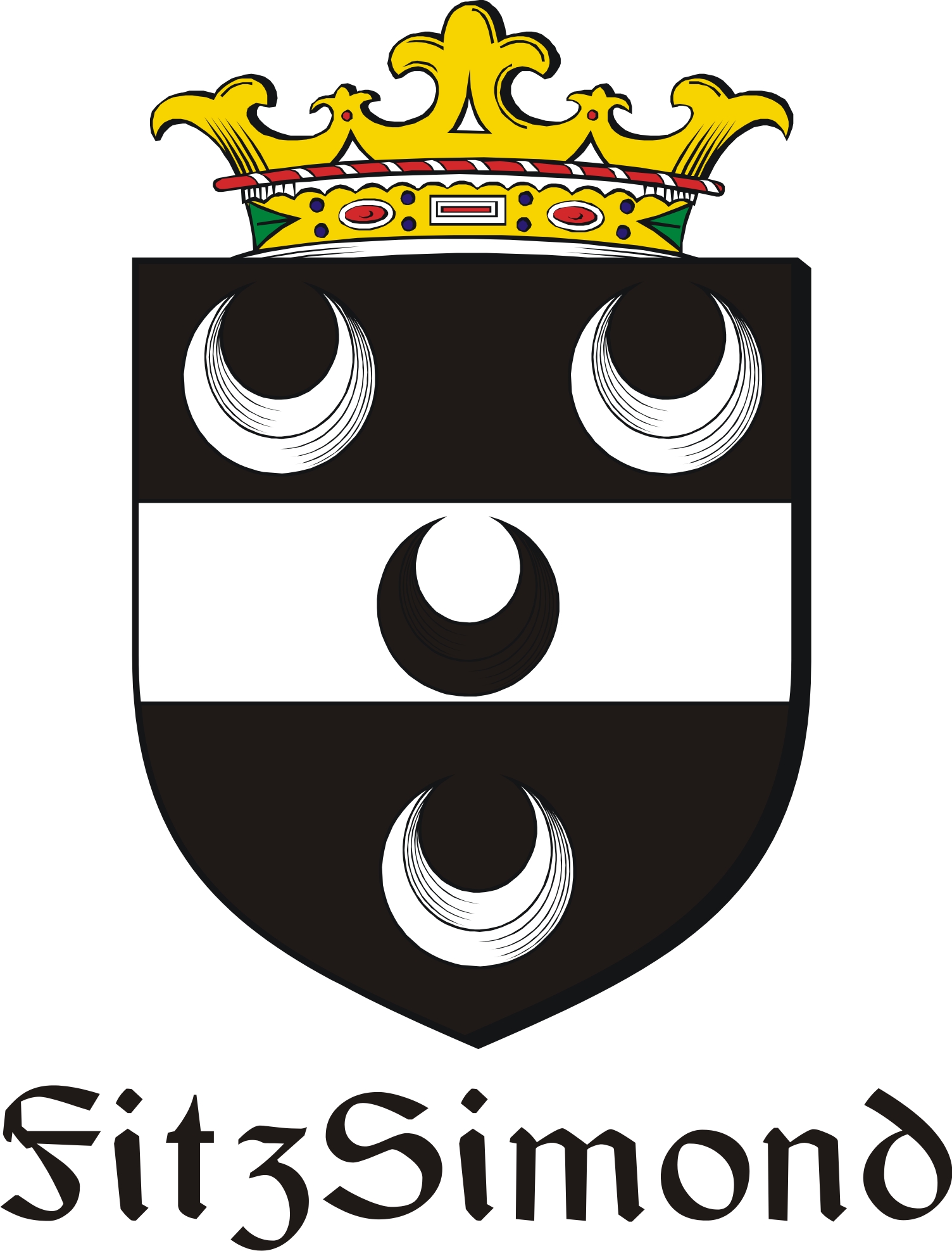 Product picture FitzSimond Family Crest / Irish Coat of Arms Image Download