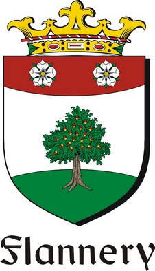 Product picture Flannery Family Crest / Irish Coat of Arms Image Download