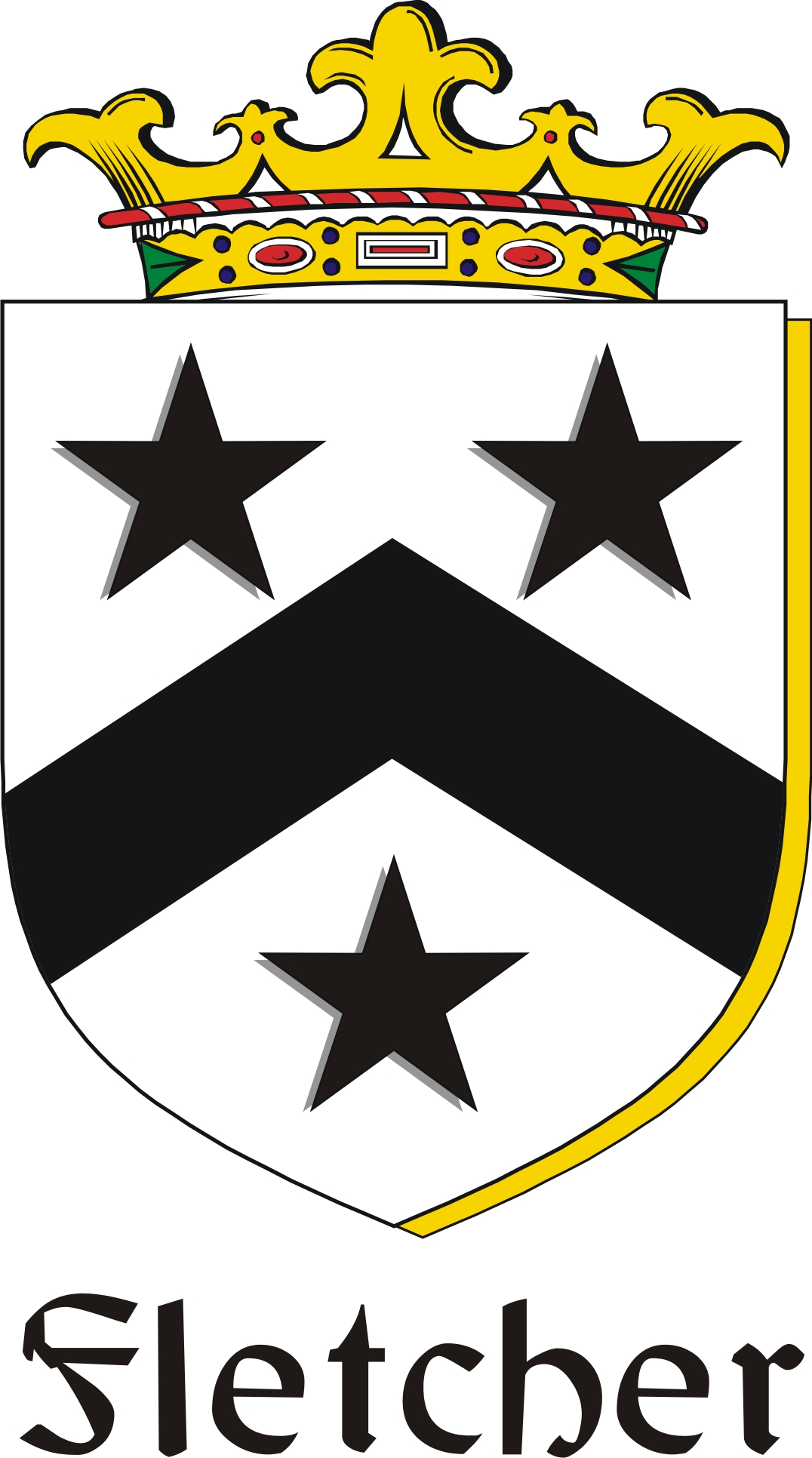 Product picture Fletcher Family Crest / Irish Coat of Arms Image Download