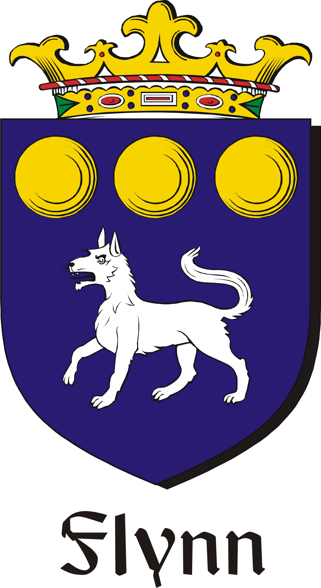 Product picture Flynn Family Crest / Irish Coat of Arms Image Download