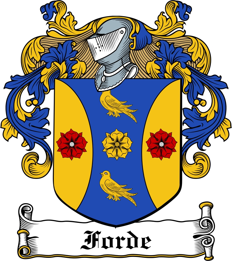 Product picture Forde Family Crest / Irish Coat of Arms Image Download