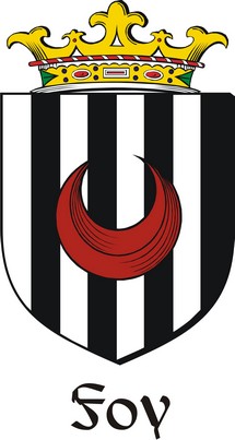 Product picture Foy Family Crest / Irish Coat of Arms Image Download