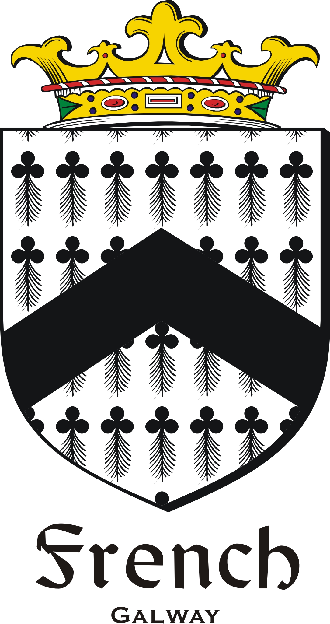 Product picture French-Gal Family Crest / Irish Coat of Arms Image Download