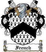 Product picture French Family Crest / Irish Coat of Arms Image Download