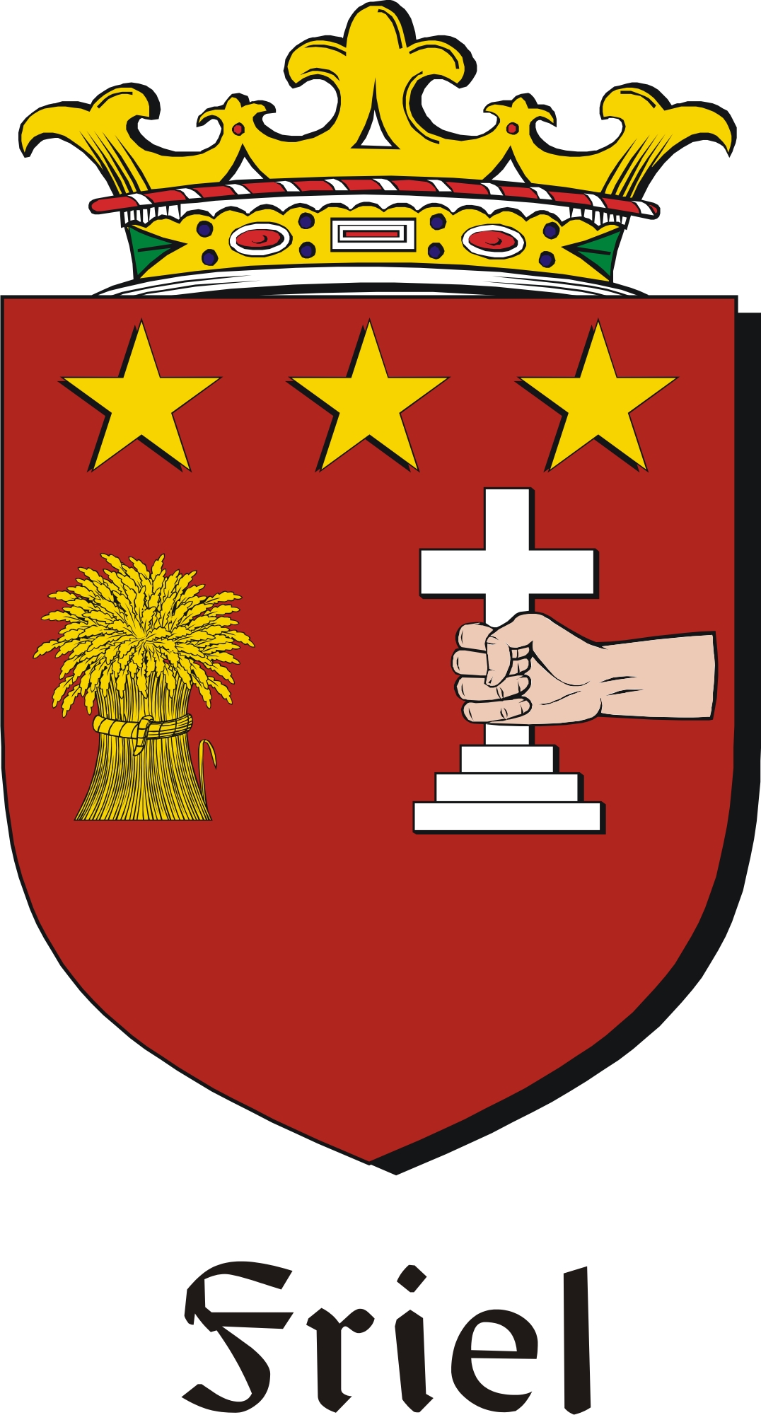 Product picture Friel Family Crest / Irish Coat of Arms Image Download