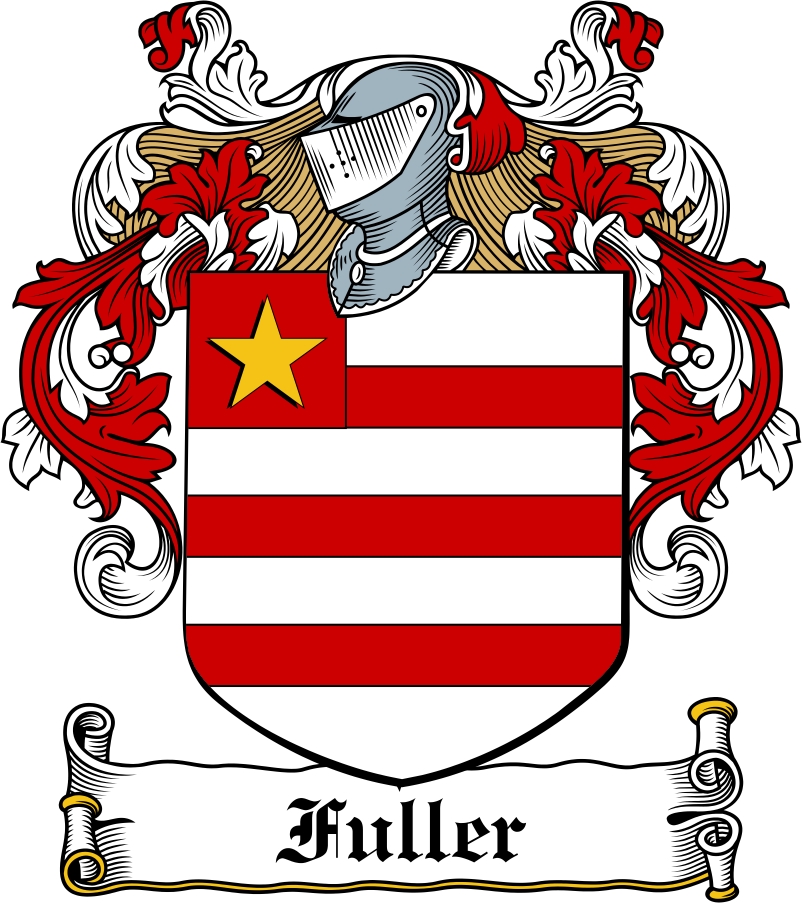 Product picture Fuller Family Crest / Irish Coat of Arms Image Download