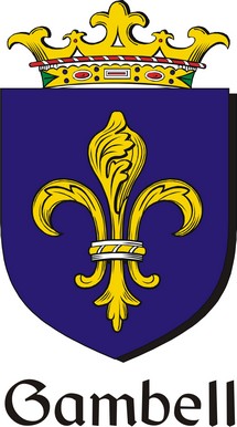 Product picture Gambell Family Crest / Irish Coat of Arms Image Download