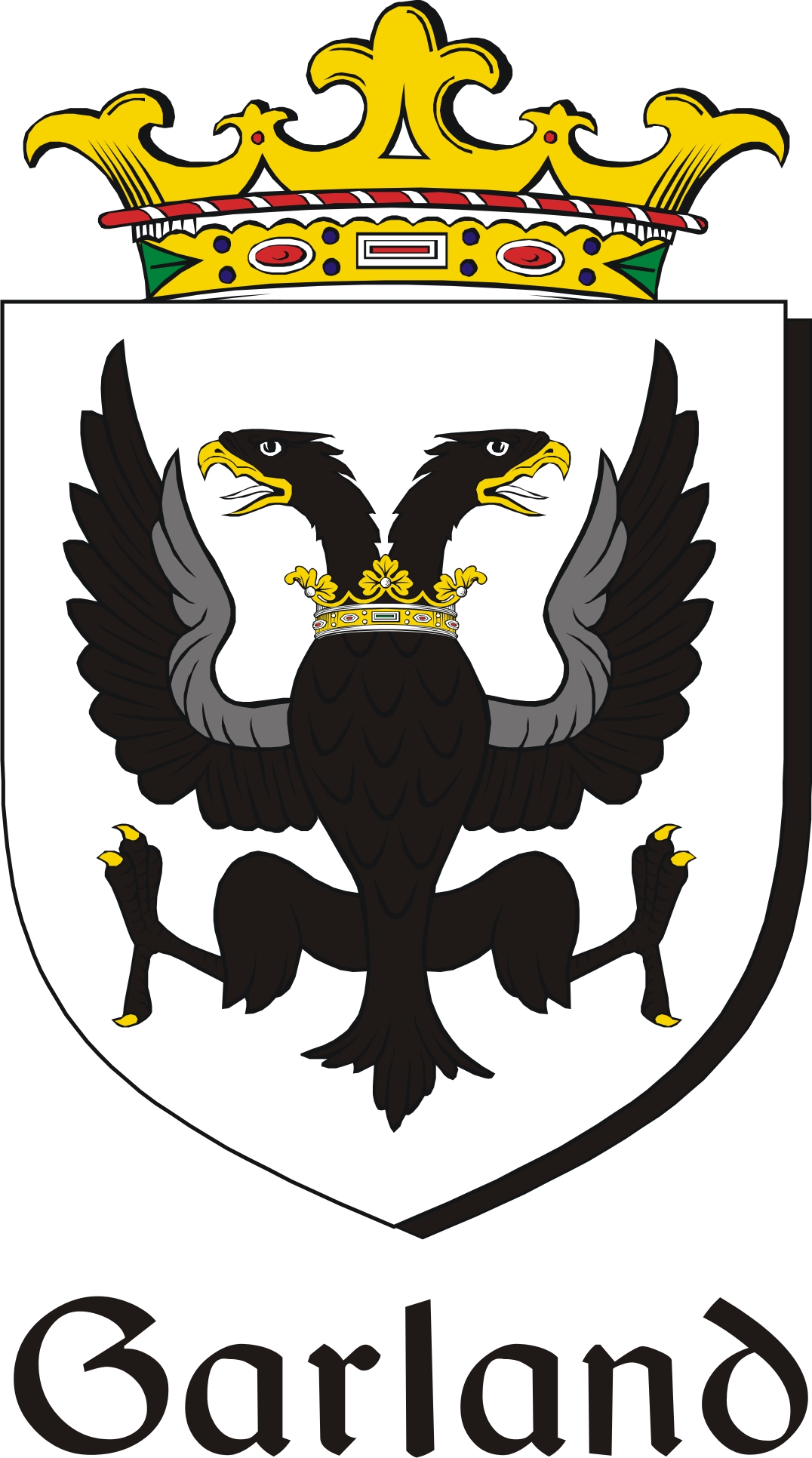 Product picture Garland Family Crest / Irish Coat of Arms Image Download