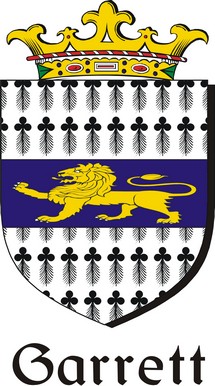 Product picture Garrett Family Crest / Irish Coat of Arms Image Download