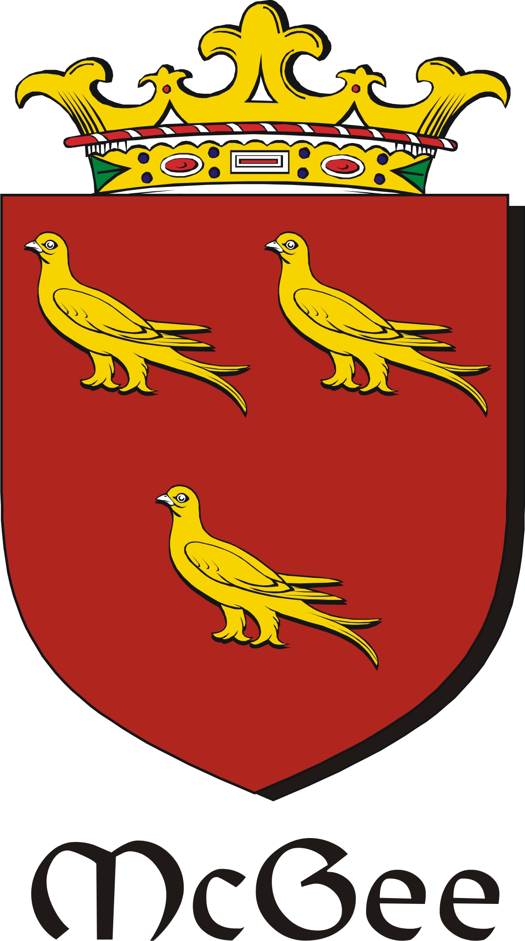 Product picture Gee-Mc Family Crest / Irish Coat of Arms Image Download