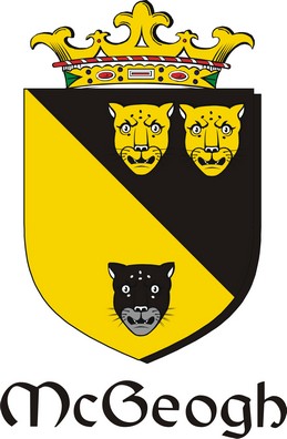 Product picture Geogh-Mc Family Crest / Irish Coat of Arms Image Download
