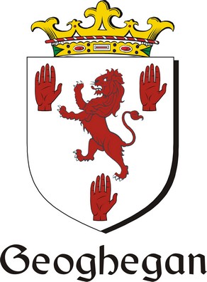 Product picture Geoghegan Family Crest / Irish Coat of Arms Image Download