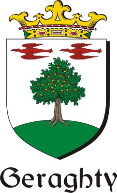 Product picture Geraghty Family Crest / Irish Coat of Arms Image Download