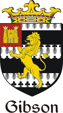 Product picture Gibson Family Crest / Irish Coat of Arms Image Download