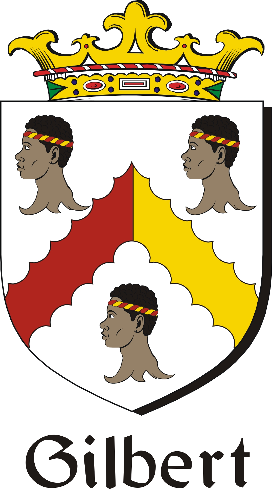 Product picture Gilbert Family Crest / Irish Coat of Arms Image Download