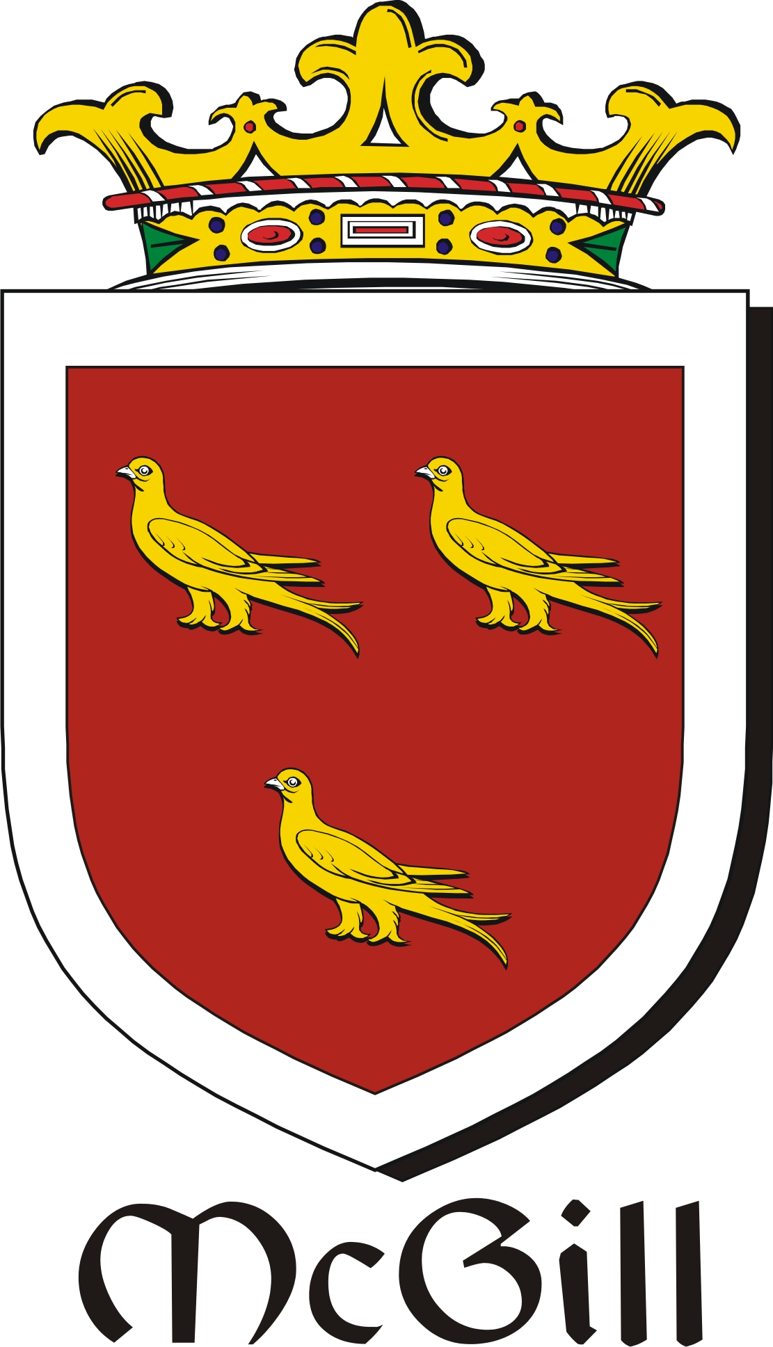 Product picture Gill-Mc Family Crest / Irish Coat of Arms Image Download