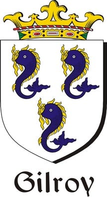 Product picture Gilroy Family Crest / Irish Coat of Arms Image Download