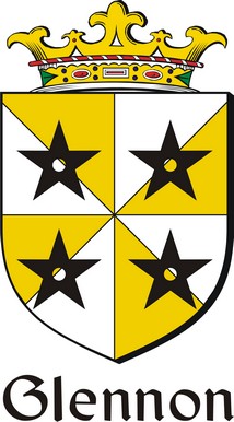 Product picture Glennon Family Crest / Irish Coat of Arms Image Download