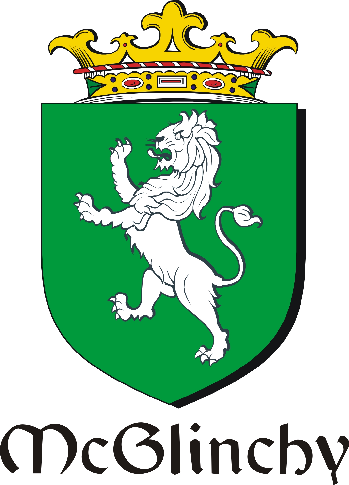 Product picture Glinchy-Mc Family Crest / Irish Coat of Arms Image Download