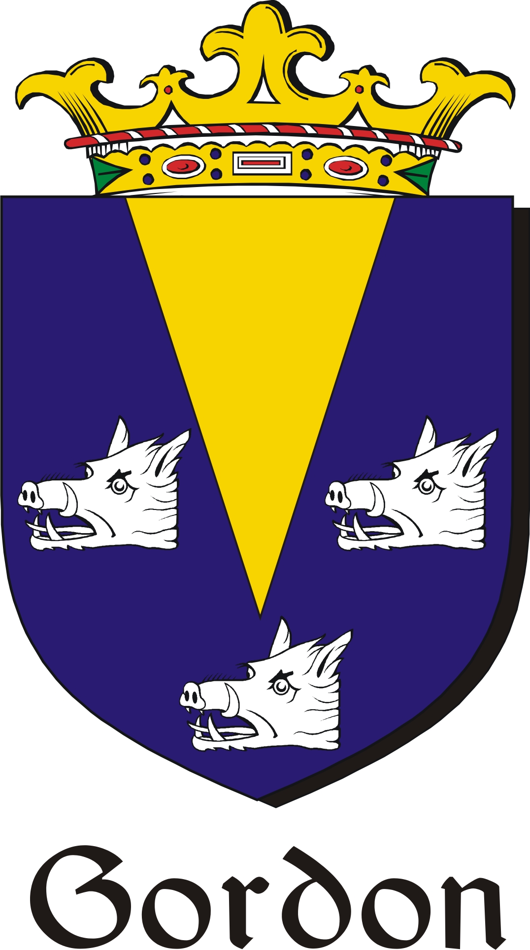 Product picture Gordon Family Crest / Irish Coat of Arms Image Download