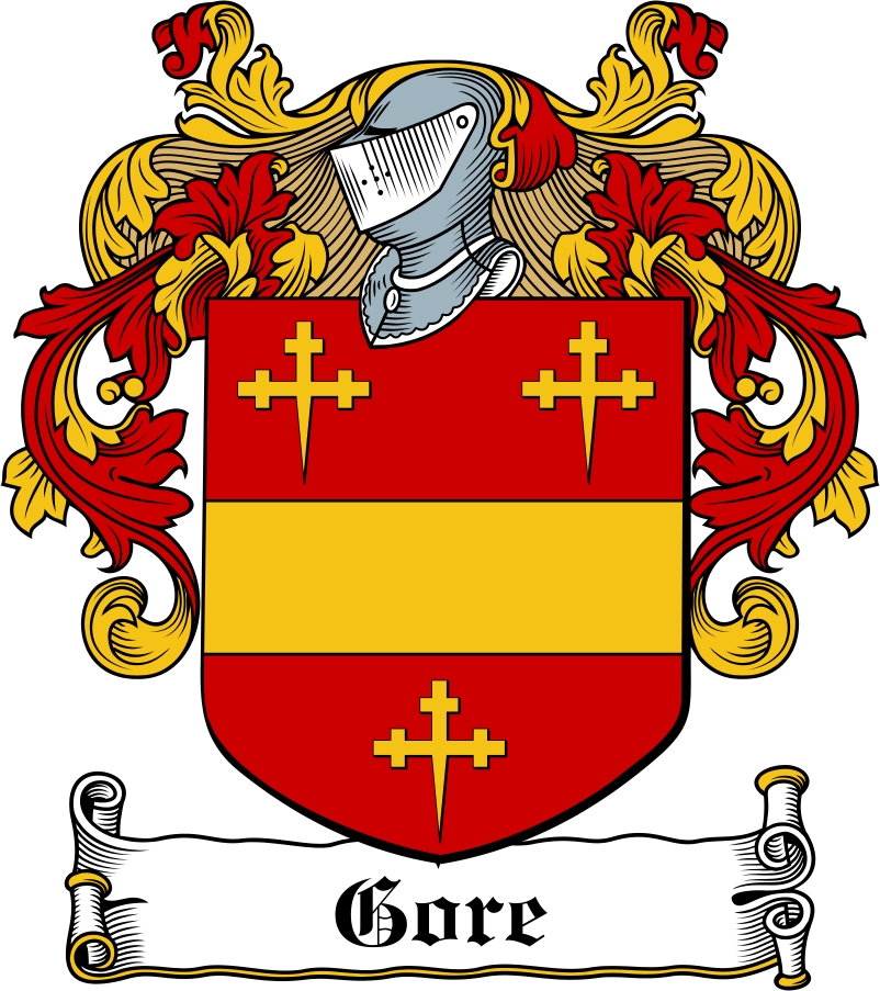 Product picture Gore Family Crest / Irish Coat of Arms Image Download