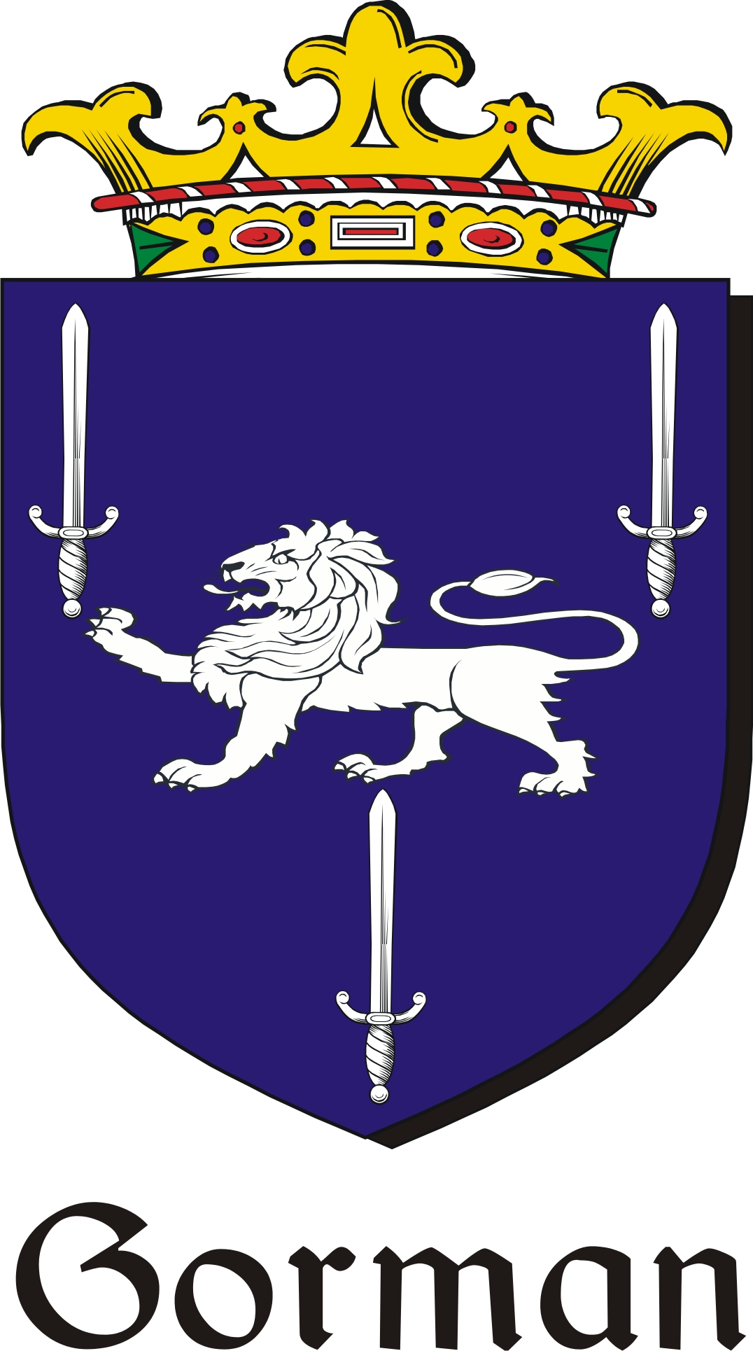 Product picture Gorman Family Crest / Irish Coat of Arms Image Download