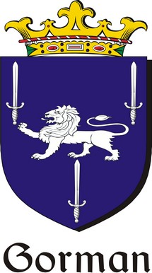 Product picture Gorman Family Crest / Irish Coat of Arms Image Download