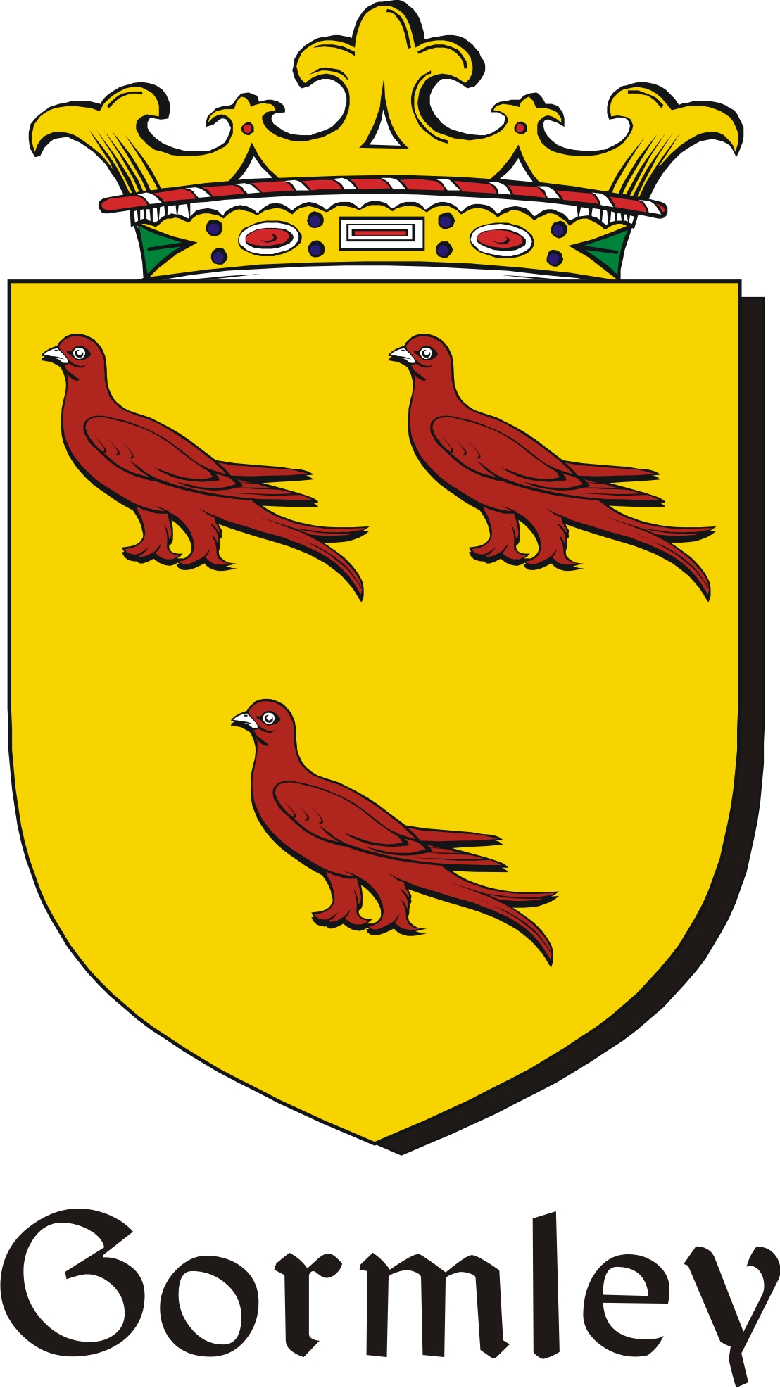 Product picture Gormley Family Crest / Irish Coat of Arms Image Download