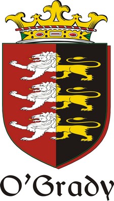 Product picture Grady-O Family Crest / Irish Coat of Arms Image Download