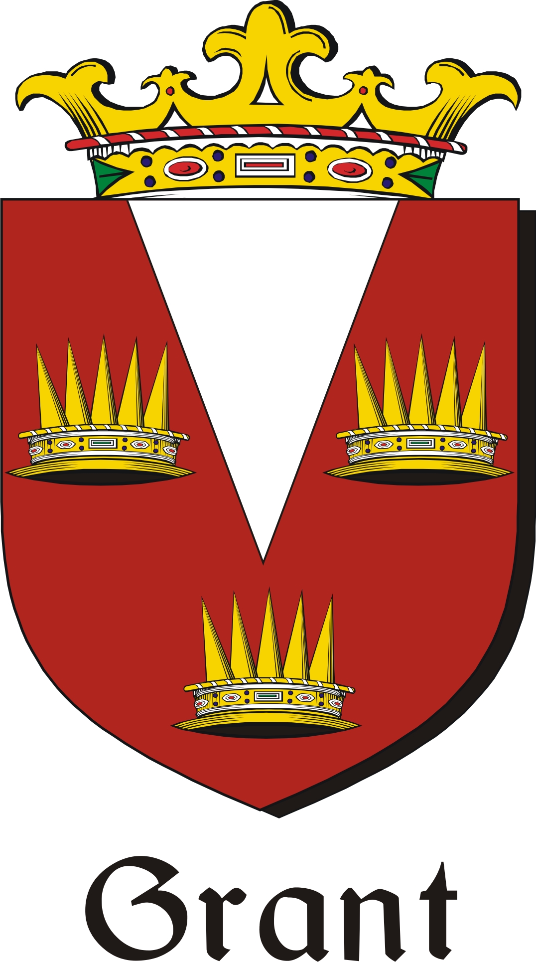 Product picture Grant Family Crest / Irish Coat of Arms Image Download