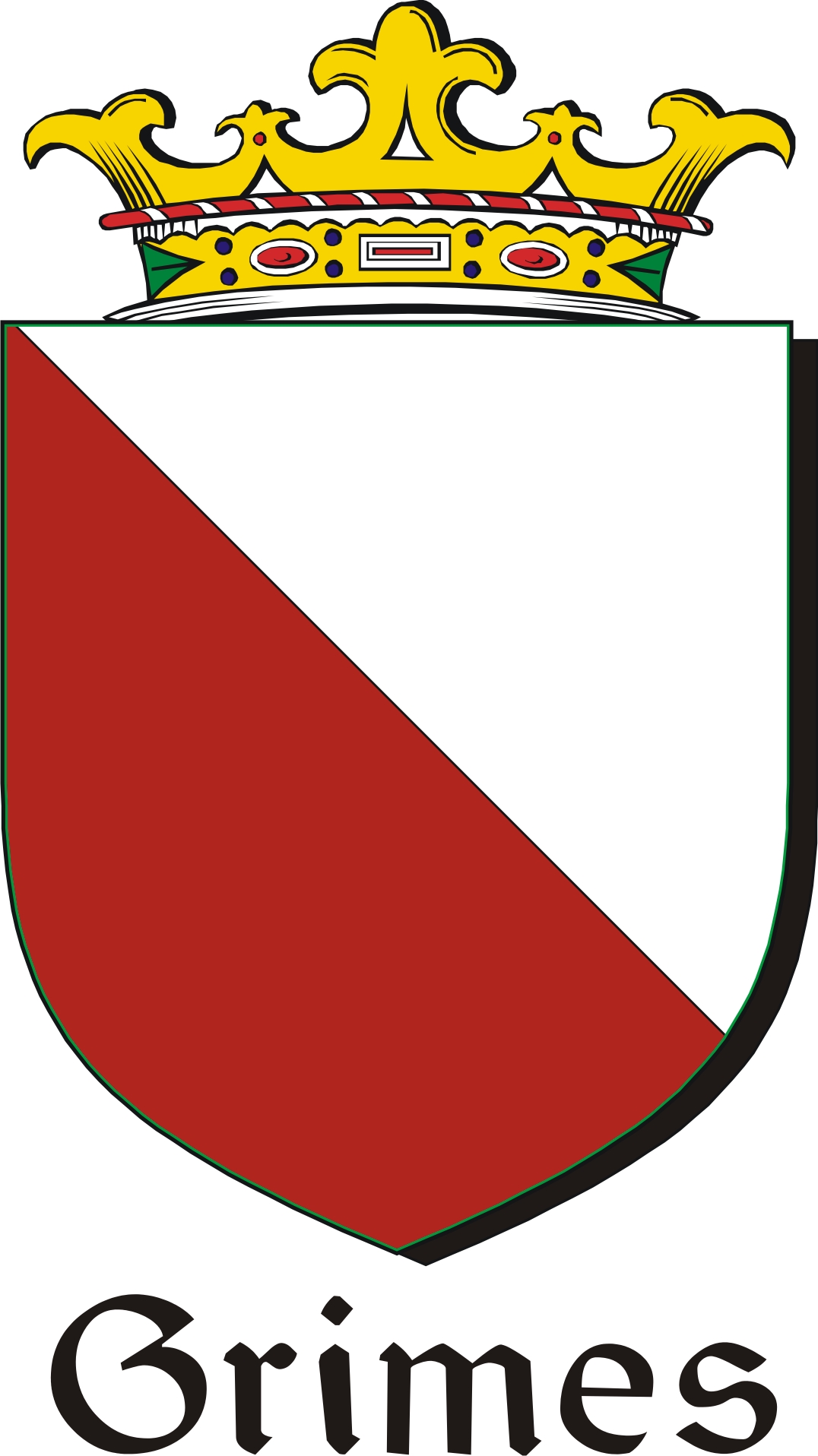 Product picture Grimes Family Crest / Irish Coat of Arms Image Download