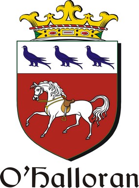 Product picture Halloran-O Family Crest / Irish Coat of Arms Image Download