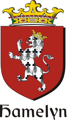 Product picture Hamelyn Family Crest / Irish Coat of Arms Image Download