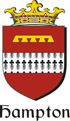 Product picture Hampton Family Crest / Irish Coat of Arms Image Download