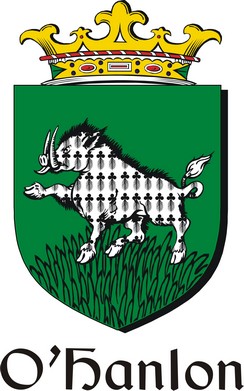 Product picture Hanlon-O Family Crest / Irish Coat of Arms Image Download