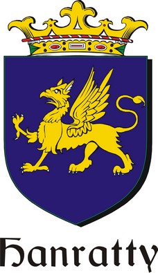 Product picture Hanratty Family Crest / Irish Coat of Arms Image Download
