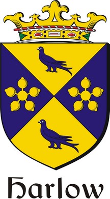 Product picture Harlow Family Crest / Irish Coat of Arms Image Download