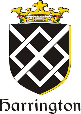 Product picture Harrington Family Crest / Irish Coat of Arms Image Download