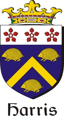 Product picture Harris Family Crest / Irish Coat of Arms Image Download