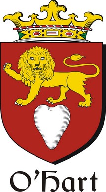 Product picture Hart-O Family Crest / Irish Coat of Arms Image Download